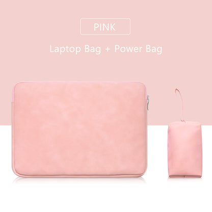 EGYAL Laptop Sleeve Bag – PU Zipper, 13–16", MacBook Air/Pro, Dell, Xiaomi, Huawei, 3 Colors