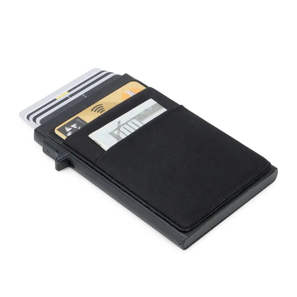 RFID Blocking Slim Metal Card Holder Wallet