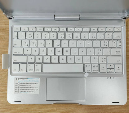 Bluetooth Magic Keyboard Case for iPad Pro 11 / Air – Backlit, Multi-Language, Trackpad