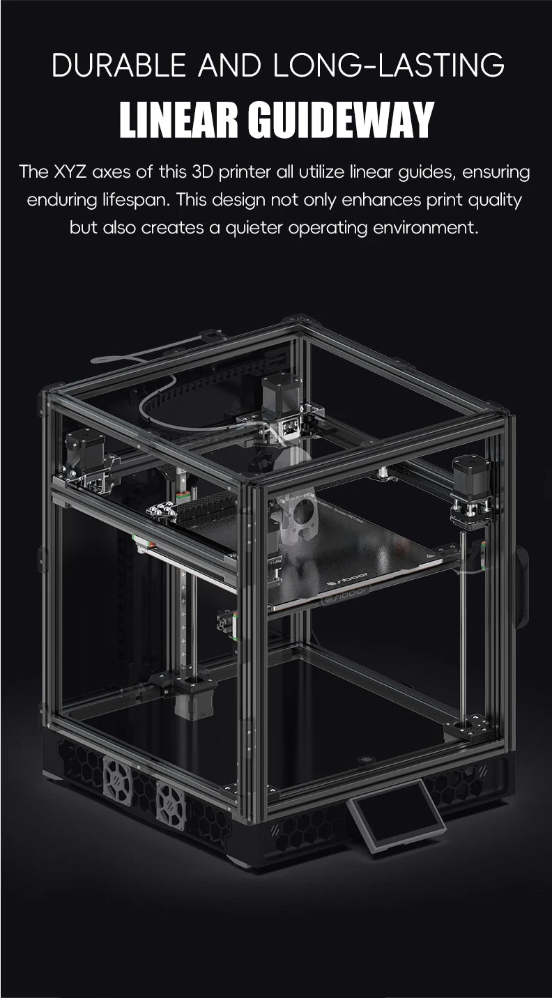 SIBOOR Voron Trident 3D Printer Kit – AWD CoreXY, CNC Metal, High Speed