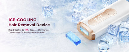 IPL Hair Removal Device – 990,000 Flashes, Permanent Painless Hair Remover for Men & Women, Body & Face
