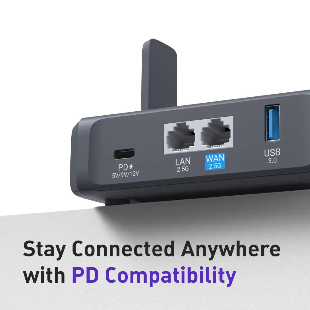 GL.iNet GL-BE3600 Slate 7 – Dual-Band WiFi 7 Travel Router