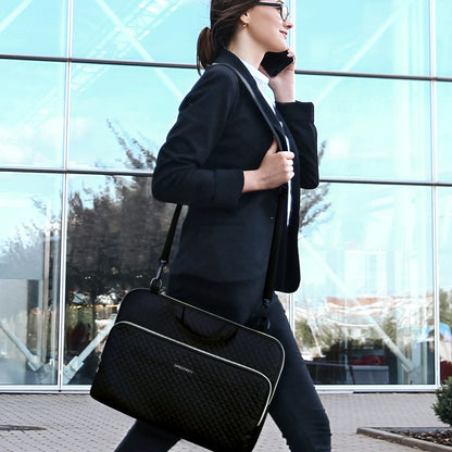 BAGSMART Laptop Handbag & Sleeve 13.3"–15.6" — Shoulder Briefcase for Women, MacBook Air/Pro