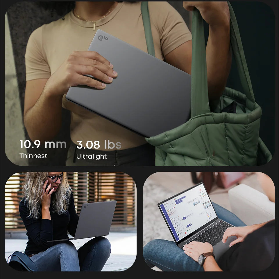 Acer ETBook 14" 2K Laptop Intel Core i3-1220P 16GB RAM 512GB SSD WiFi 6 Windows 11