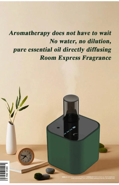Portable Waterless Aroma Diffuser – USB Rechargeable Electric Scent Diffuser