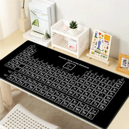 Periodic Table XXL Gaming Mouse Pad 900x400 – Rubber Anti-Slip Deskmat, Multiple Sizes