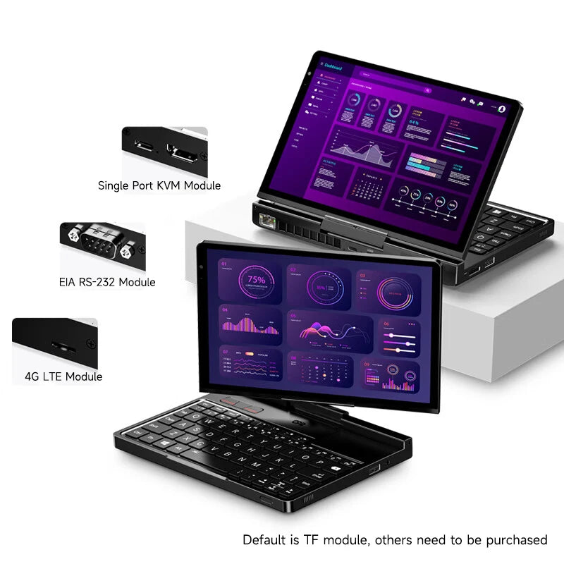 GPD Pocket 4 Mini Laptop – 8.8" 2.5K 144Hz, AMD Ryzen 7 8840U / AI 9 HX 370, Up to 32GB RAM