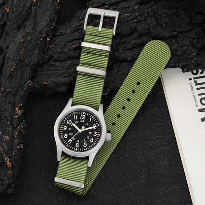 Militado ML05 Vintage Field Watch – 38mm, VH31 Sweep, Sapphire AR Crystal, Luminous