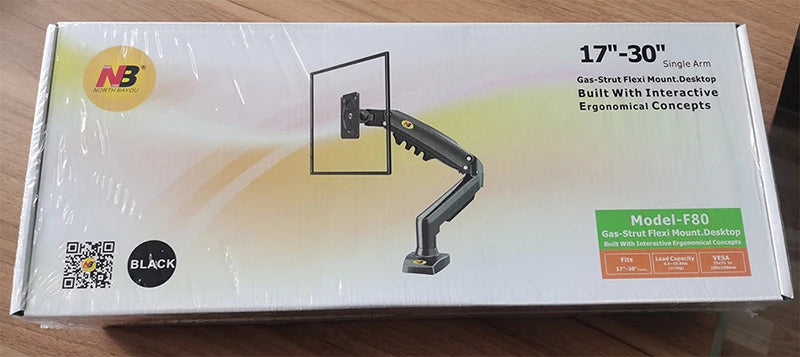 2 in 1 Monitor & Laptop Stand – 17–30" Monitor + 10–17" Laptop Desk Mount