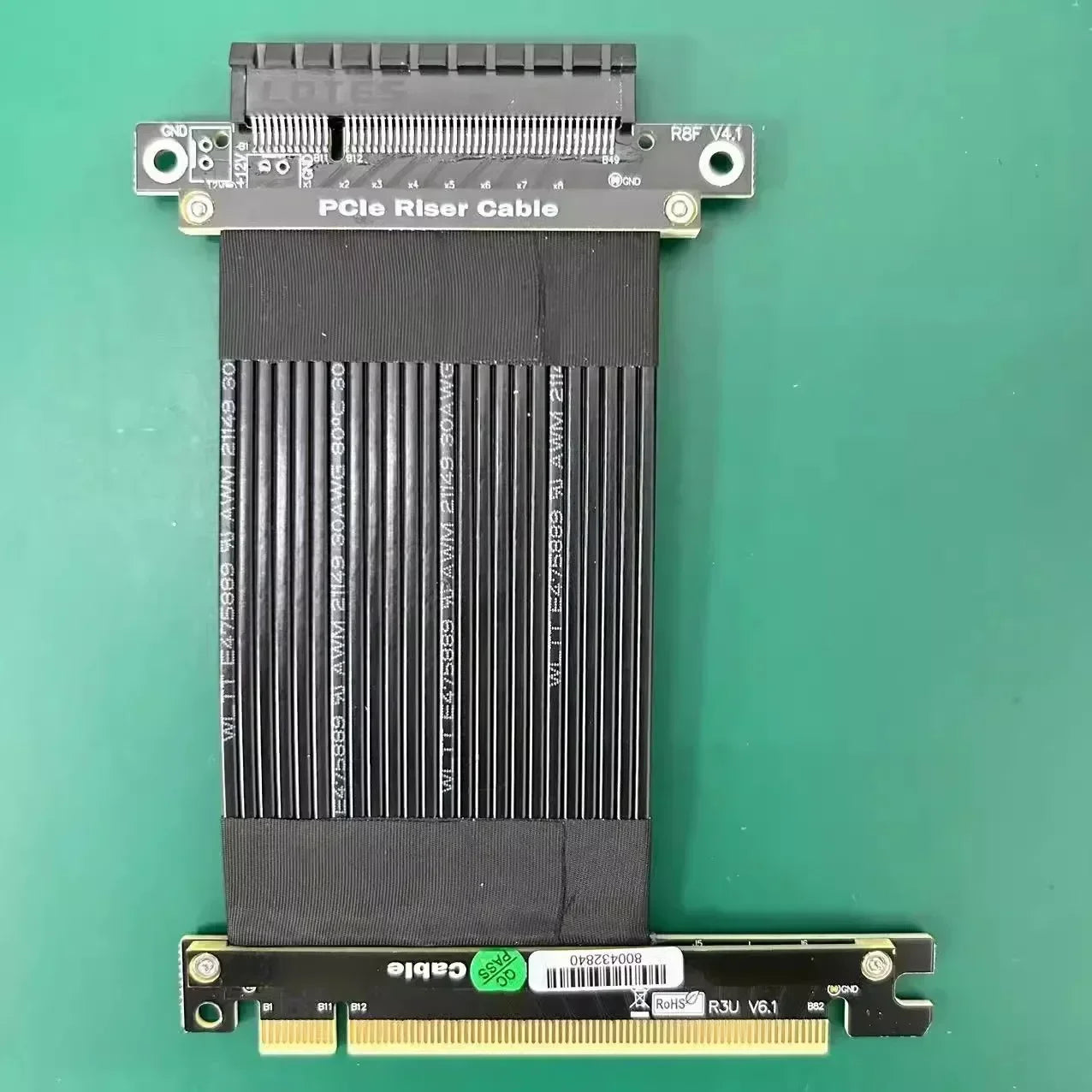 ADT-Link PCIe 4.0 Riser Cable – X16/X8/X4/X1 to M.2 NVMe/U.2 SSD Extension, Gen4