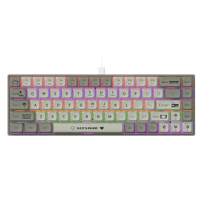 AJAZZ AK680 65% Mechanical Keyboard – Hot-Swap, RGB, Gasket Mount, 5 Colors