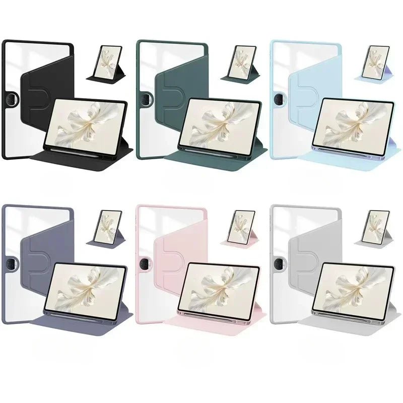 360° Rotating Luxury Flip PU Leather Case for OnePlus Pad Go / OPPO Pad Neo Air 2 11.4"