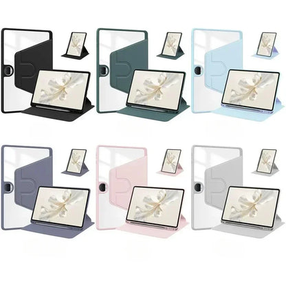 360° Rotating Luxury Flip PU Leather Case for OnePlus Pad Go / OPPO Pad Neo Air 2 11.4"