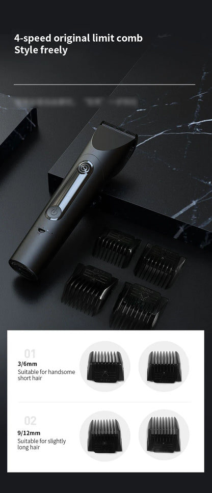 Xiaomi Mijia Wireless Hair Clipper – Titanium Alloy Blade, Men & Kids
