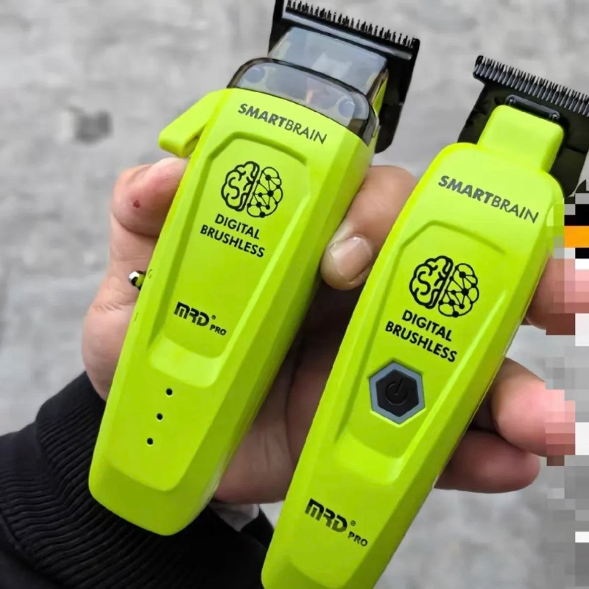 Molda MRD Brain Flower main push oil electric hair clipper for professional barber and salon hair cutting, with engraving and fader features