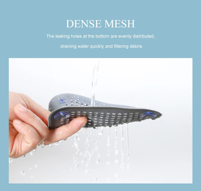 Silicone Sink & Drain Hair Catcher | Shower & Bathtub Filter Screen