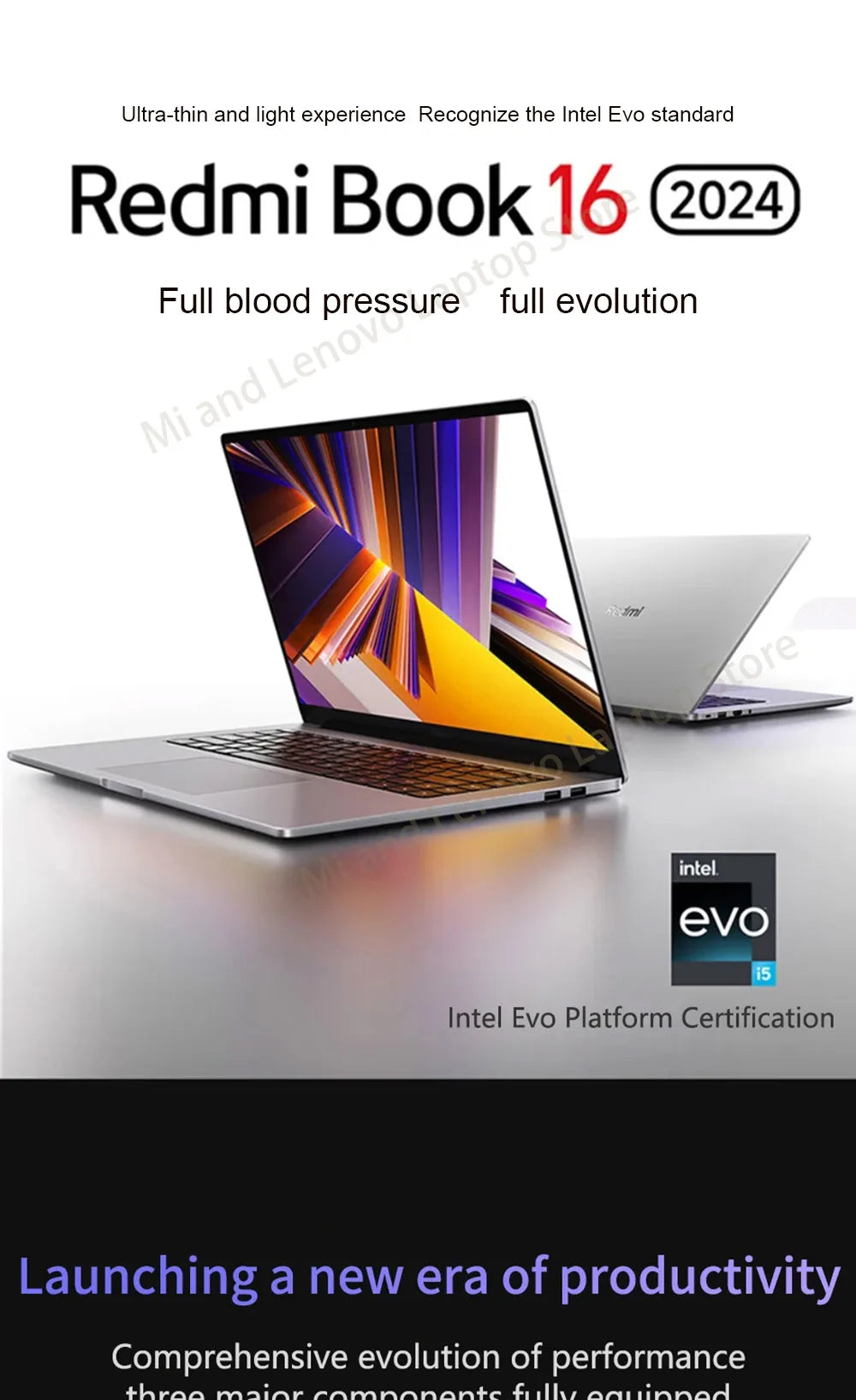 Xiaomi RedmiBook 16 2024 – Intel Core i5, 16GB RAM, 512GB SSD, 16" Laptop