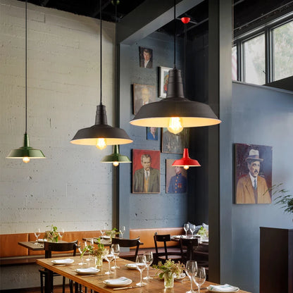 Nordic Industrial Retro Pendant Light – E27 Vintage Loft Bar Cafe Lamp