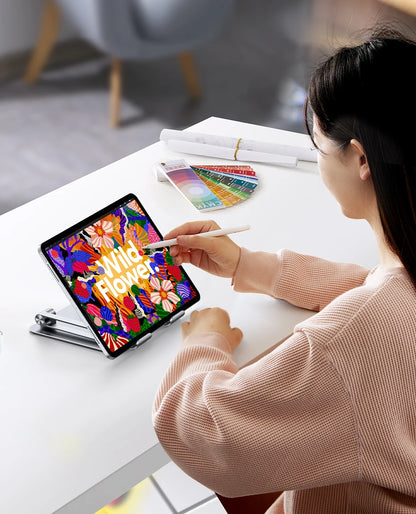 UGREEN LP134 Aluminum Tablet & Phone Stand – Adjustable Desk Holder for iPad, iPhone, Xiaomi & Laptops