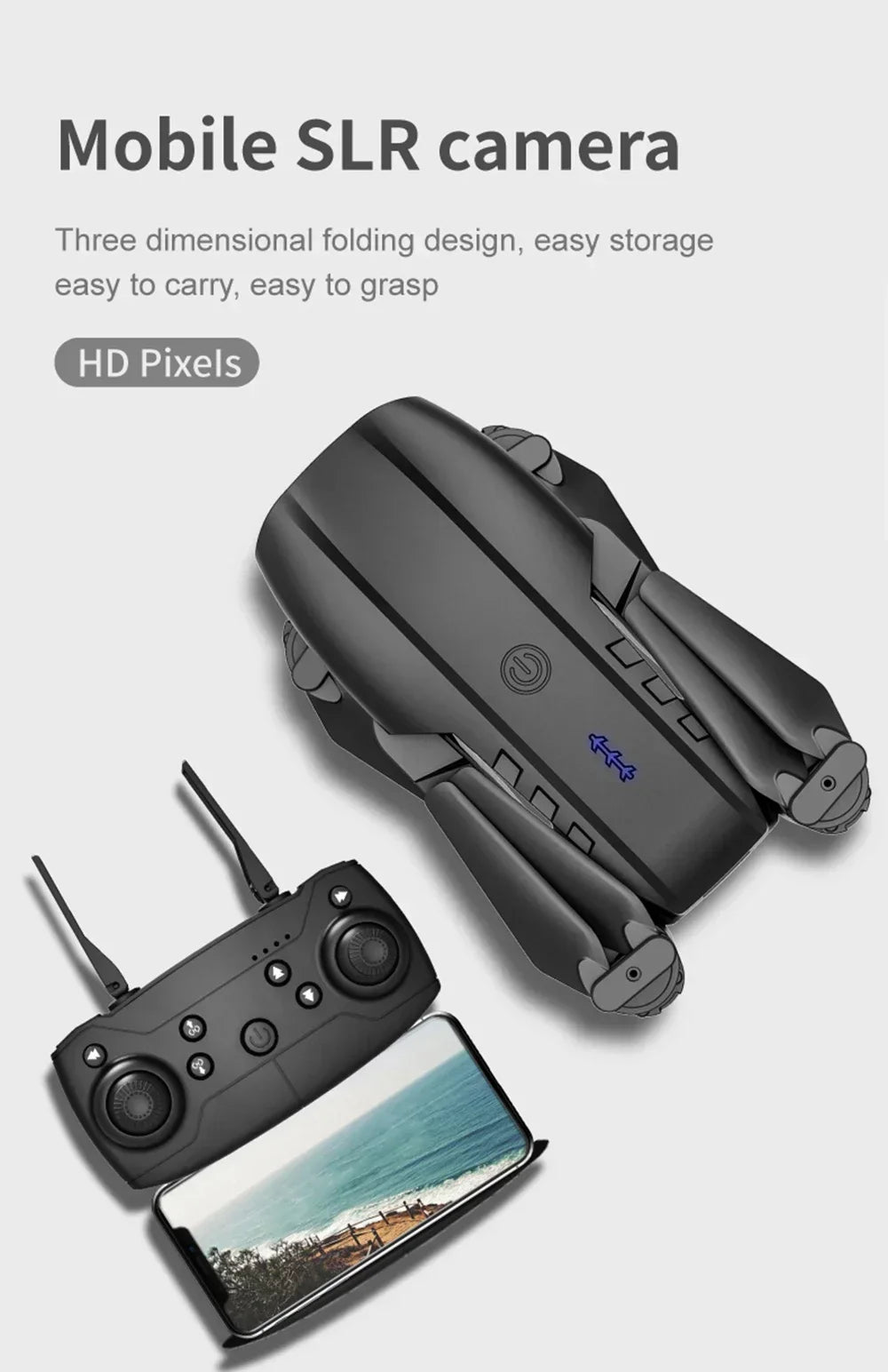 E99 Pro Drone – 4K HD Camera, Altitude Hold, Foldable Quadcopter