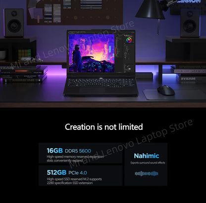 Lenovo Legion R7000 2025 Gaming Laptop — Ryzen 7 H255, RTX 5050 8G, 16GB, 512GB, 15.3" 2.5K 180Hz