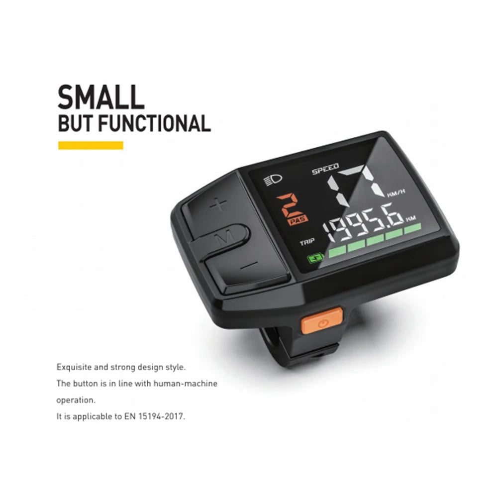 Bafang DZ41 CAN display for BBS01/02/03 HD, M500, M600, G510, M620, M420, M300, M200 mid motors on a black background