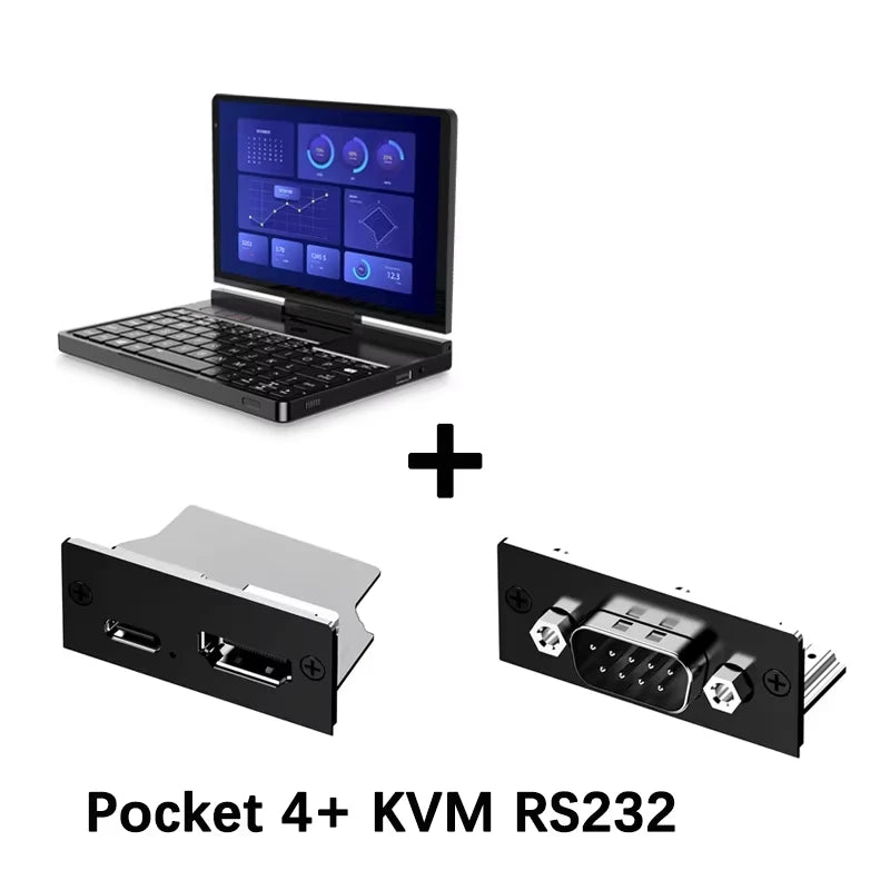 GPD Pocket 4 8.8" — AMD AI 9 HX 370, 64GB RAM, 2TB NVMe, 180° Flip, Portable Mini PC