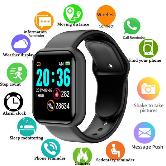 D13 Fitness Smart Watch - Heart Rate & Sleep Monitor, Activity Tracker