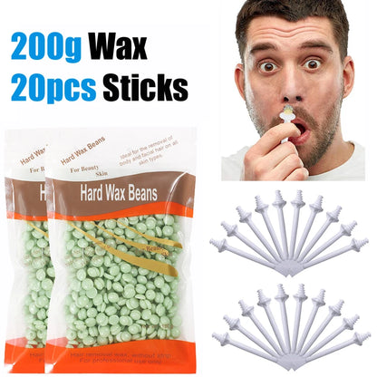 Professional R.E.D. Shopping hard wax beans for hair removal in 500g, 200g, or 50g, suitable for waxing and personal care.