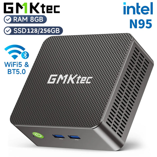 GMKtec G3S Mini PC – Intel Alder Lake N95, 8GB DDR4, 128/256GB SSD, WiFi 5, BT 5.0, Windows 11 Pro