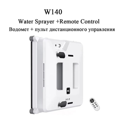 Window Washer Robot W140 – Dual Water Spray, Remote Control, Anti-Fall, EU/UK/US Plug
