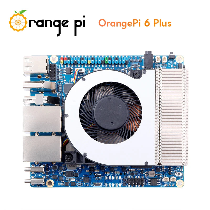 Orange Pi 6 Plus 32GB – Single Board Mini PC, DDR5, 45TOPS NPU, M.2 NVMe