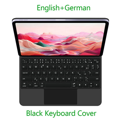 Backlit Magic Keyboard Case for iPad Air 11" M2/M3/M4 2024-2026 – Multi-touch, Smart Folio