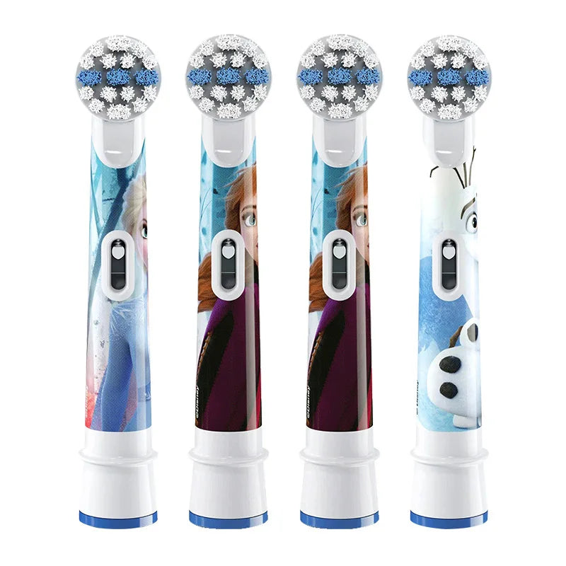 Oral-B Compatible Children's Electric Toothbrush Replacement Heads – 4pcs Set | DB4510K D10 D12K D100K Series