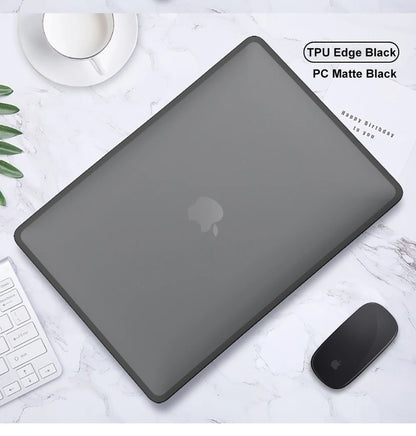 Soft TPU+PC MacBook Case – Pro 16/14/13, Air 15/13, M1–M5 (2019–2025)
