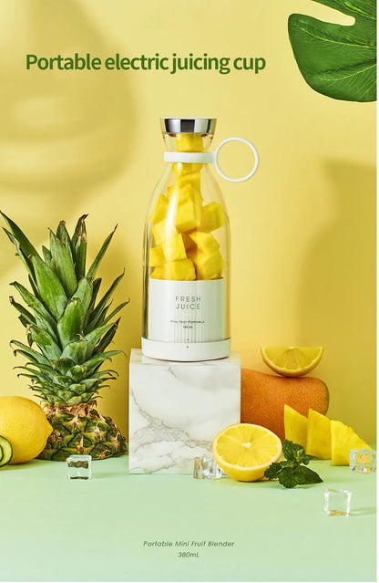 Mini Portable USB Juicer Blender – Electric Fruit Mixer