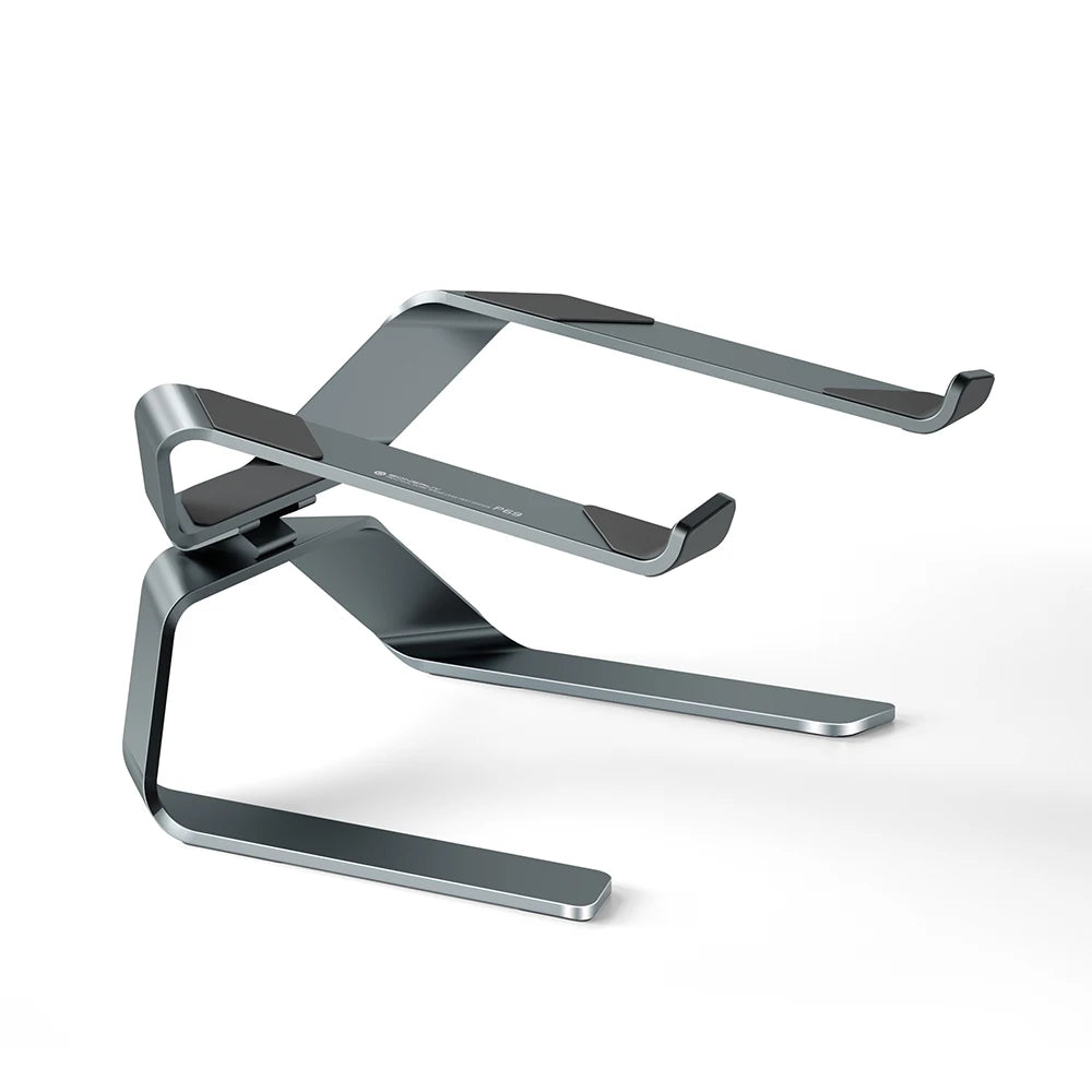 Adjustable Aluminum Alloy Laptop Stand — Foldable, Portable, Up to 17.3", Cooling Bracket