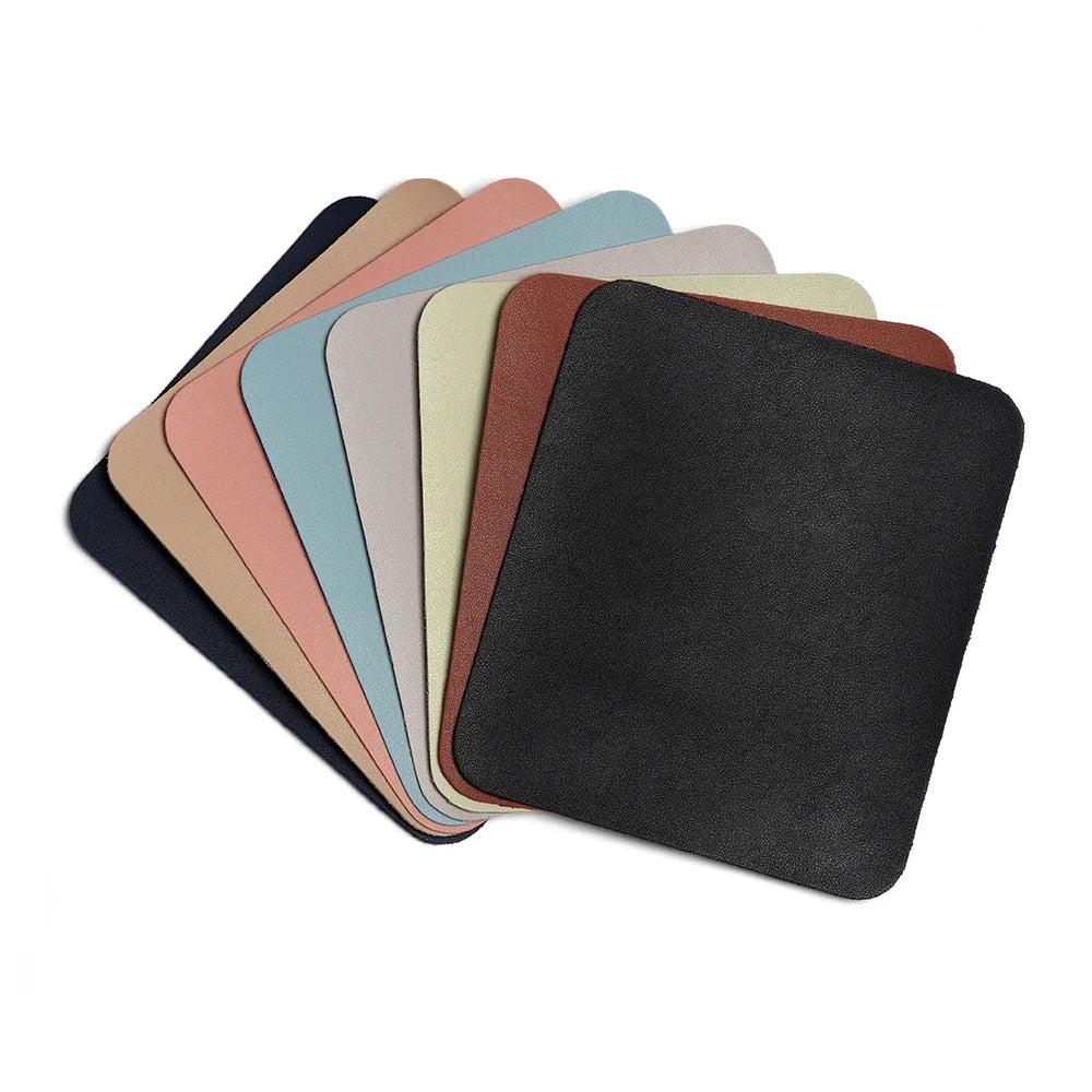 Gootrades Leather Mouse Pad – Anti-Slip, Smooth Fabric, 8 Colors (Office & Gaming)