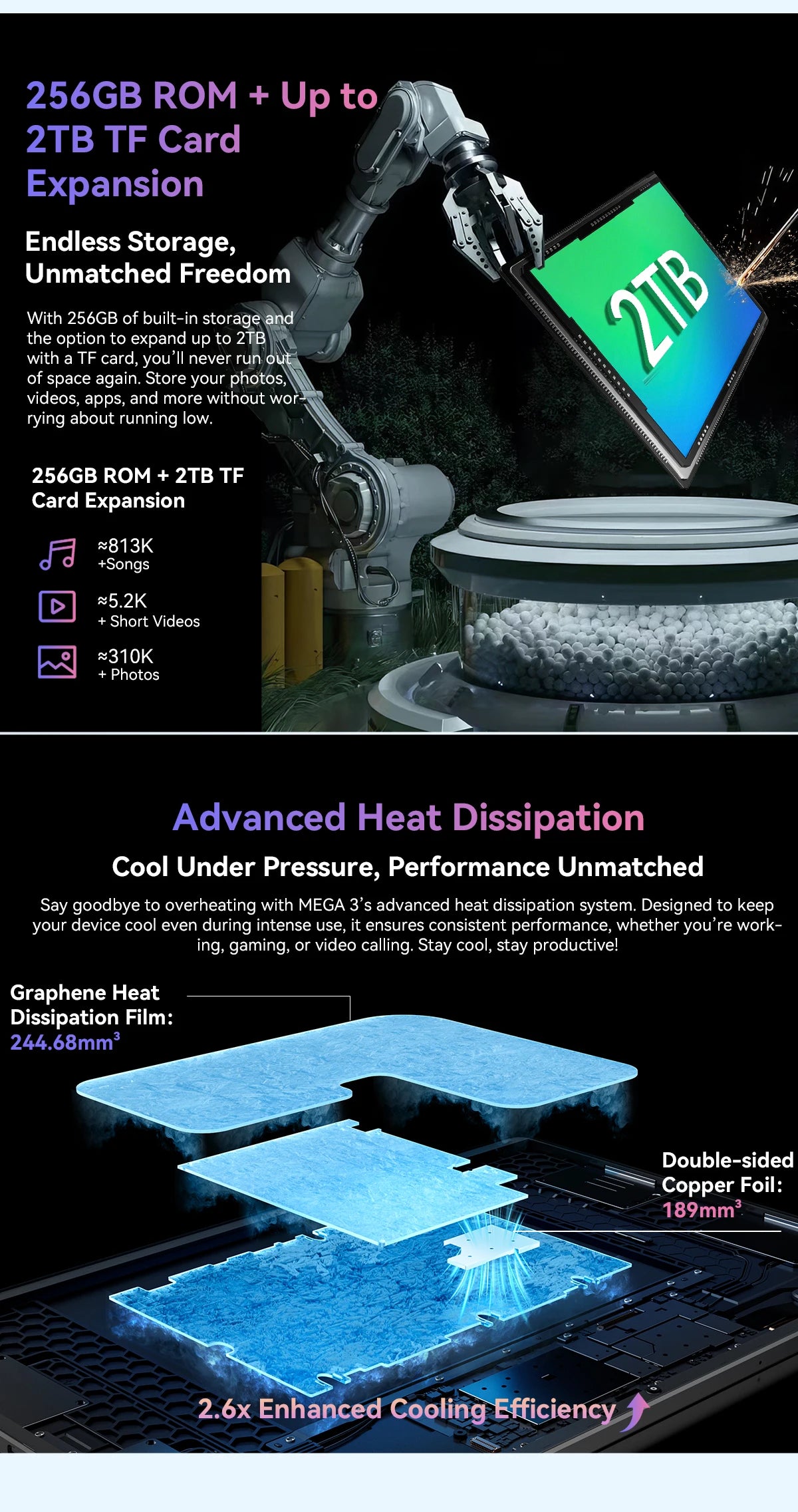 Blackview MEGA 3 Tablet – 12.1" 2.5K 90Hz, 8800mAh, 12GB RAM, 50MP Camera, Android 15