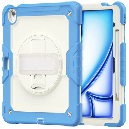 WeFor Heavy Duty iPad Case – Screen Protector, Shoulder Strap & Pencil Holder for iPad 11 A16, Air 11 & Air 13 M3 (2025)