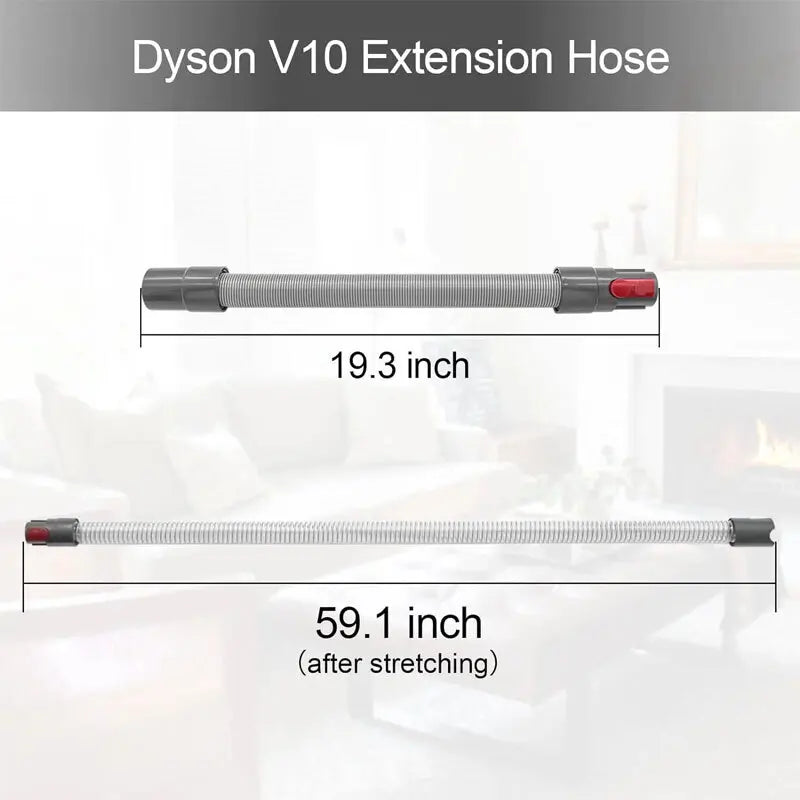 Flexible Extension Hose for Dyson V7 V8 V10 V11 V15 – Telescopic Vacuum Tube