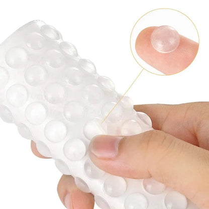 Self-Adhesive Rubber Door Bumpers & Cabinet Pads – 100pcs