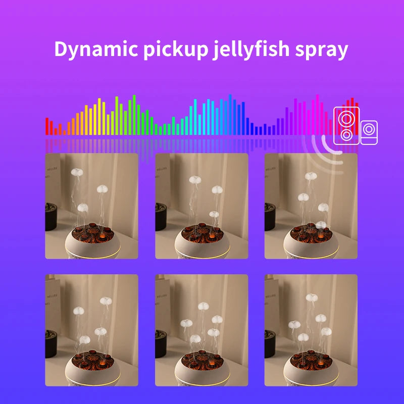 Jellyfish Aroma Humidifier & Aromatherapy Diffuser – Ultrasonic Essential Oil Mist with Remote Control
