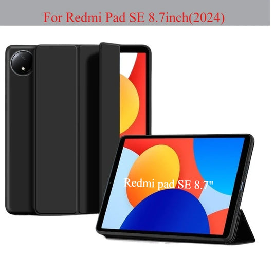 Xiaomi Redmi Pad SE 8.7" Case | PU Leather Smart Flip Cover | Auto Sleep | Stand | 8 Colors