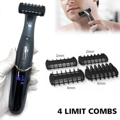 Intimate Areas Precision Shaver & Trimmer – Bikini Line, Pubic Hair & Beard Clipper for Men