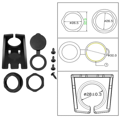 USB Panel Flush Mount Extension Cable with LED – USB 2.0/3.0, 1m/2m, for Car, Boat & Dashboard