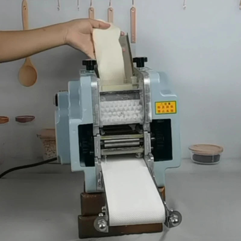 Electric Dumpling Wrapper Machine – 110V/220V, Round & Square Wonton Skin Maker, Commercial