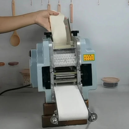 Electric Dumpling Wrapper Machine – 110V/220V, Round & Square Wonton Skin Maker, Commercial