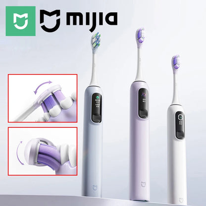 MIJIA Sonic Electric Toothbrush Pro – Smart 4 Modes, LED Screen, Travel Lock, IPX8, Long Battery Life