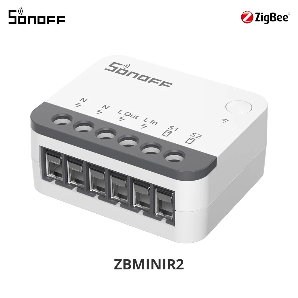 SONOFF ZBMINIR2 Extreme Zigbee Smart Switch – Detach Relay, eWeLink, ZBBridge-U, 2400W
